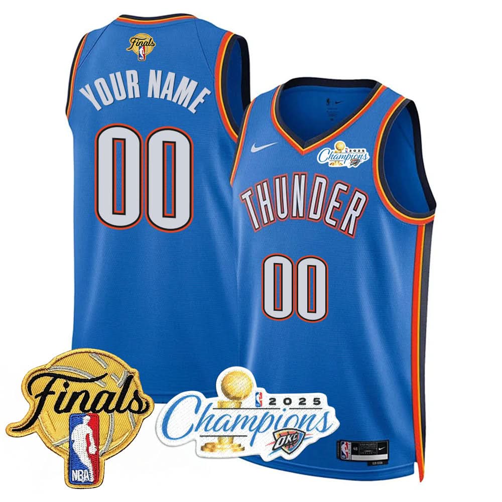 OKC 2025 Basketball  Champions Custom Jersey - Stitched