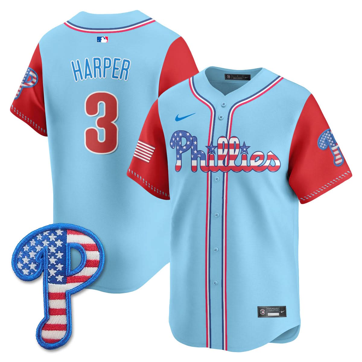PP 2025 Fourth of July Jersey - Stitched