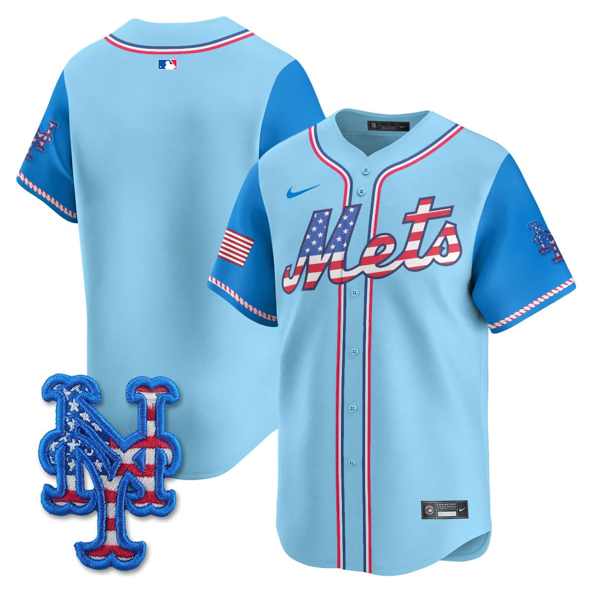 NYM 2025 Fourth of July Jersey - Stitched