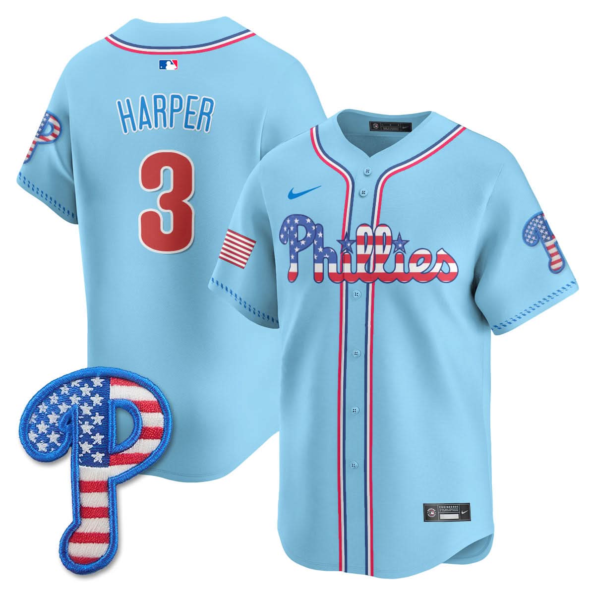 PP 2025 Fourth of July Jersey - Stitched