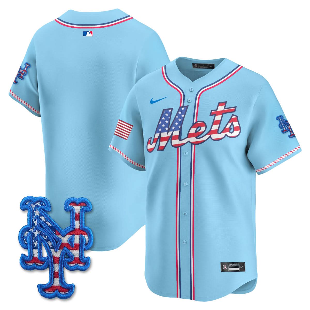 NYM 2025 Fourth of July Jersey - Stitched