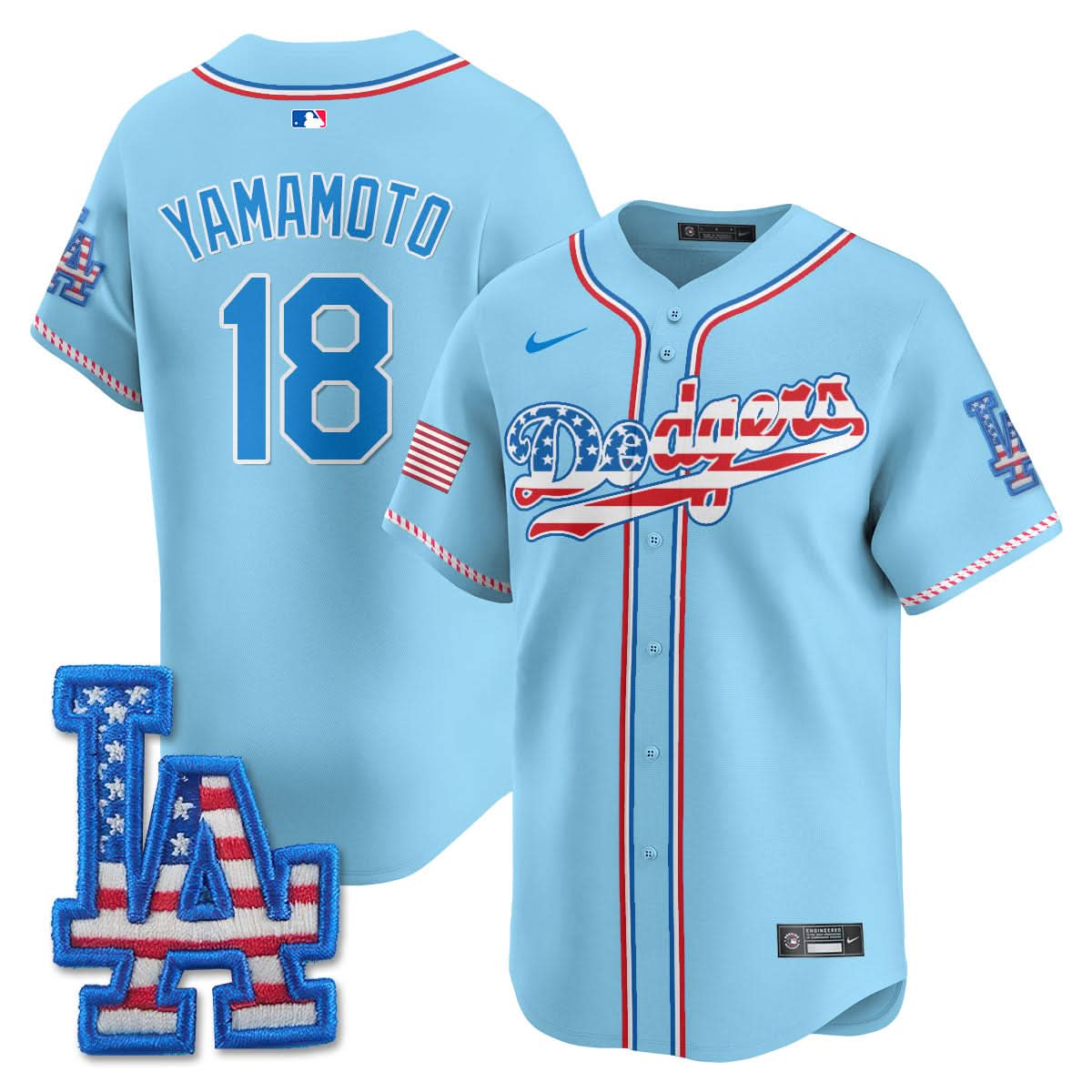 LAD 2025 Fourth of July Jersey - Stitched