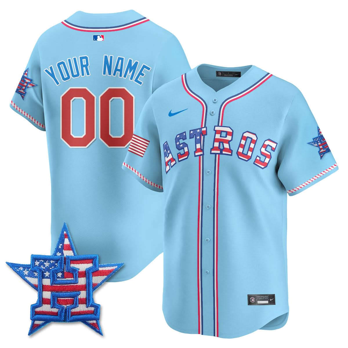 HA 2025 Fourth of July Custom Jersey - Stitched