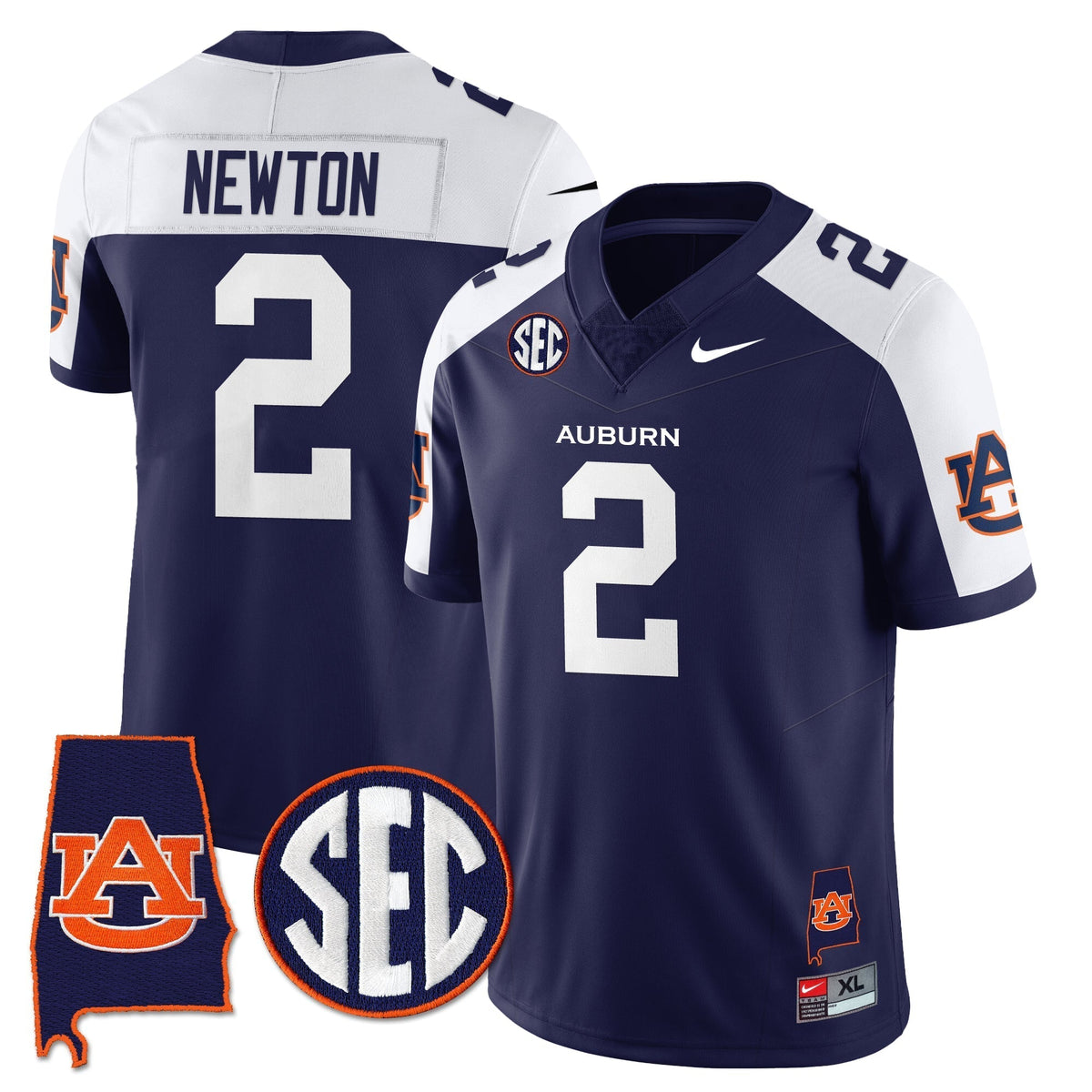 AT 2025 Alabama Patch Vapor Limited Jersey