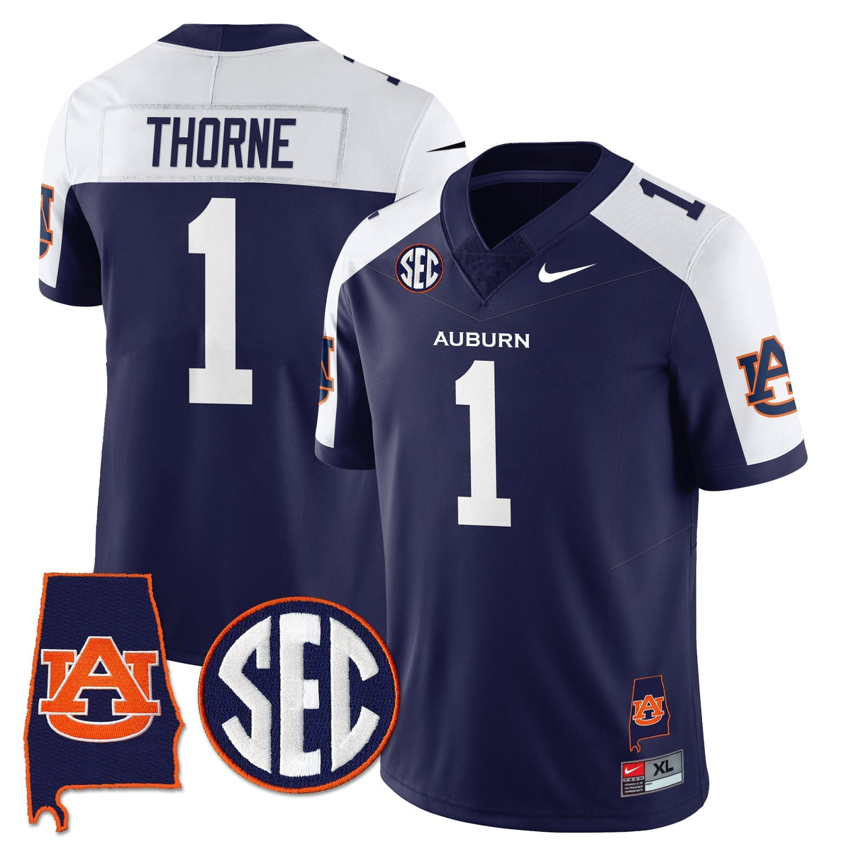 AT 2025 Alabama Patch Vapor Limited Jersey
