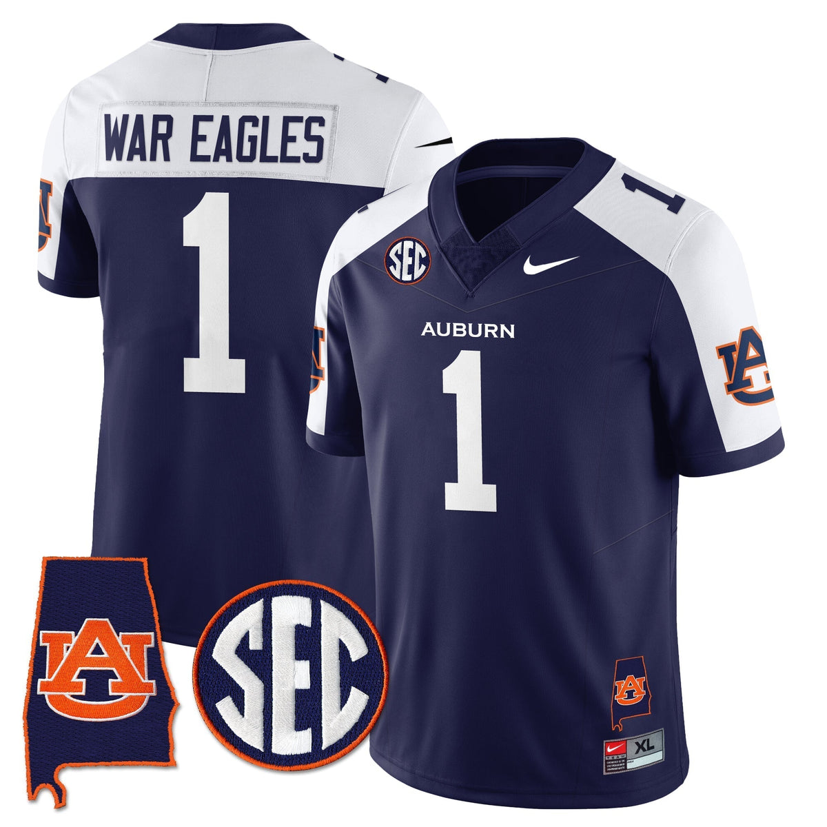 AT 2025 Alabama Patch Vapor Limited Jersey