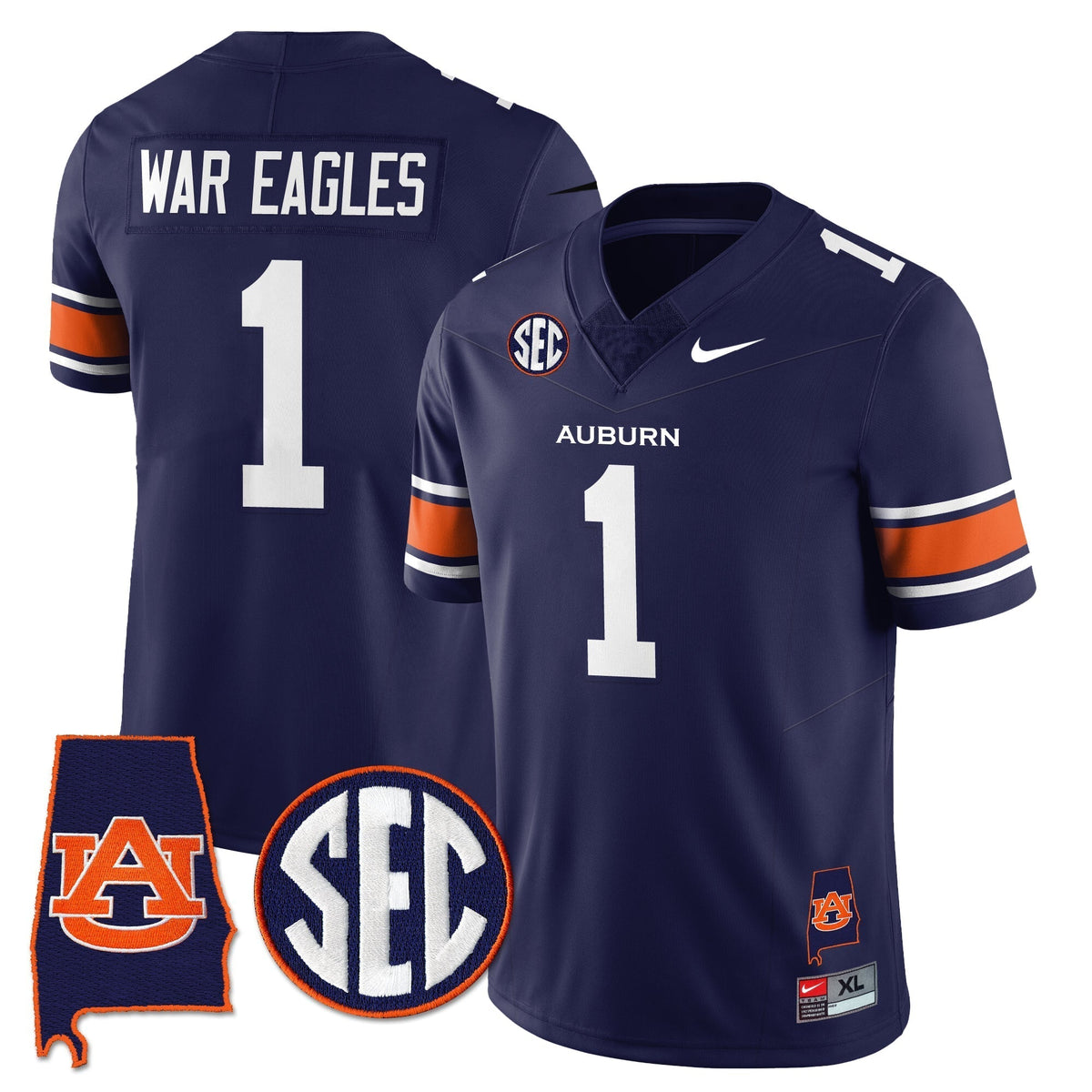 AT 2025 Alabama Patch Vapor Limited Jersey