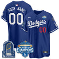 Custom LAD 2025 World Series Champions Jersey - 9x Champs - Stitched