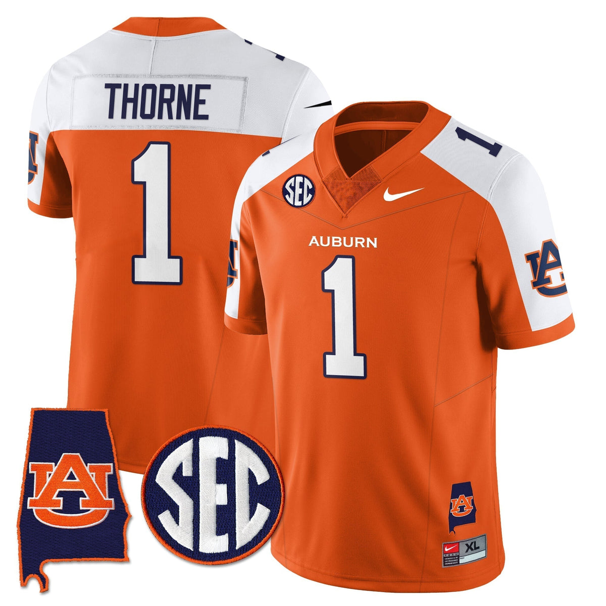 AT 2025 Alabama Patch Vapor Limited Jersey