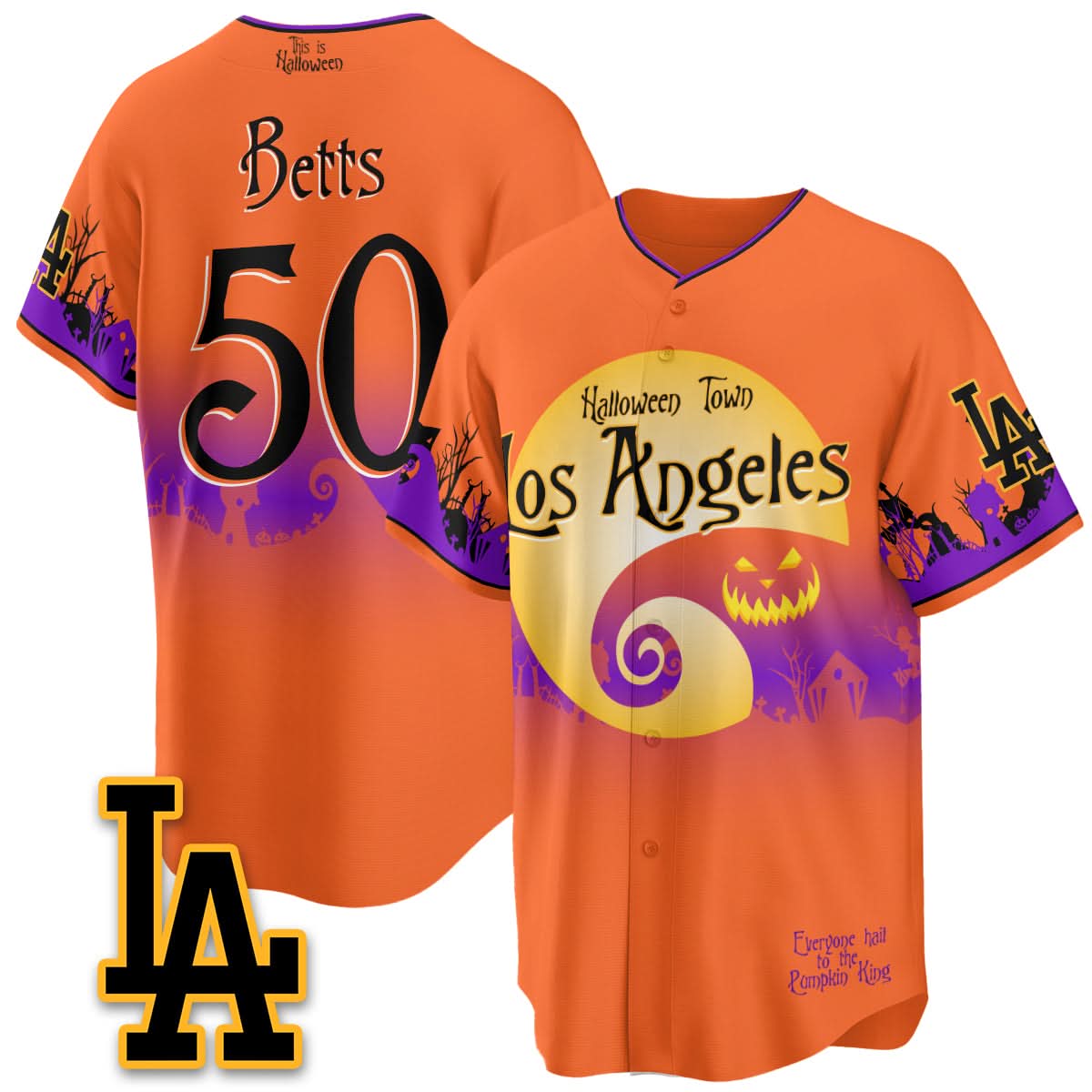 LAD "Halloween Town" Limited Jersey - Stitched