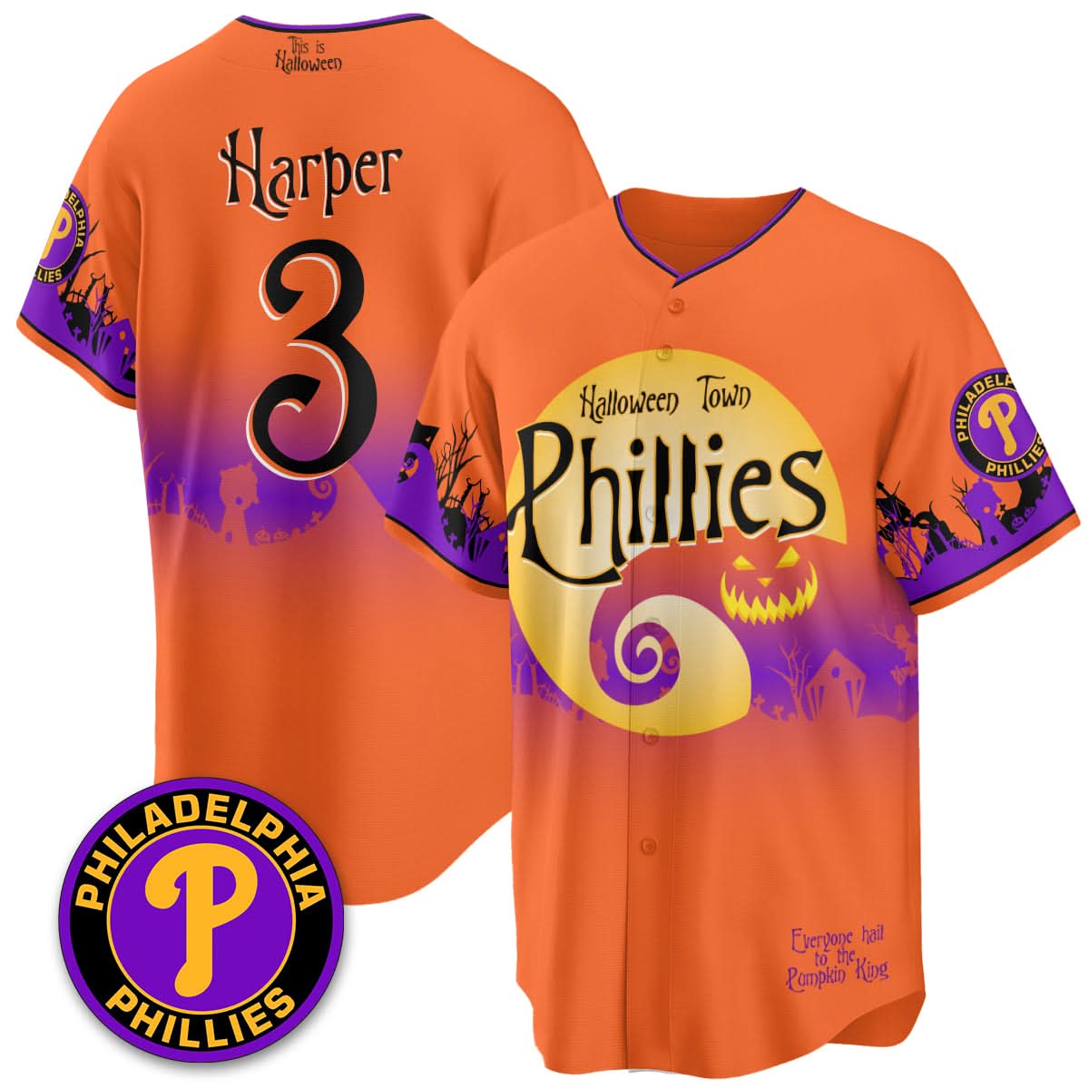 PP "Halloween Town" Limited Jersey - Stitched
