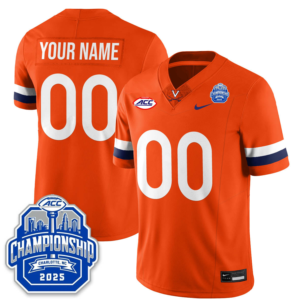 Virginia Football ACC Championship Vapor Limited Jersey