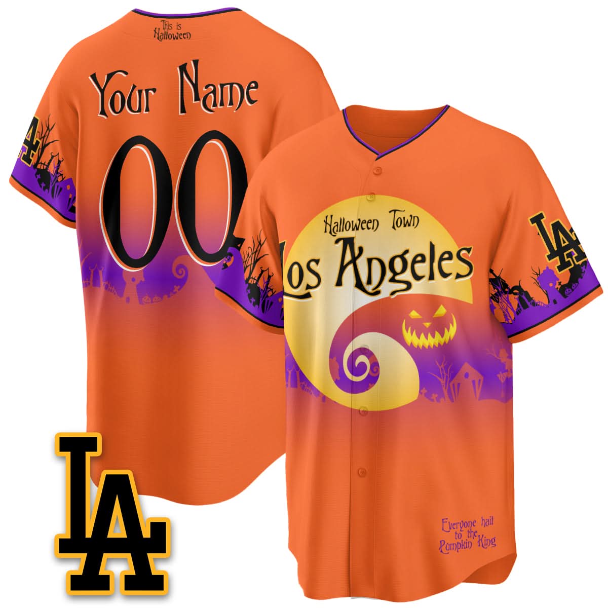 LAD "Halloween Town" Limited Custom Jersey - Stitched