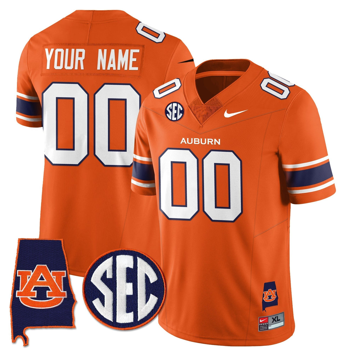 AT 2025 Alabama Patch Vapor Limited Custom Jersey