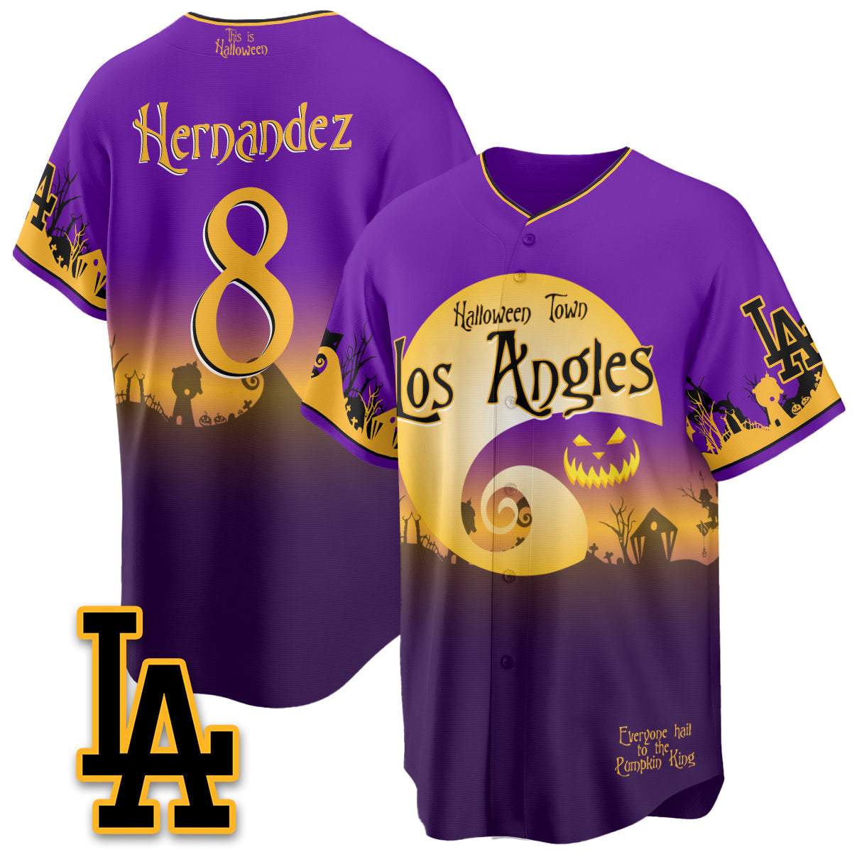 LAD "Halloween Town" Limited Jersey - Stitched