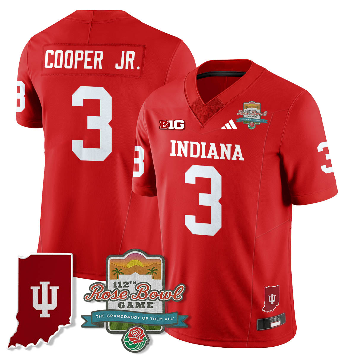 IND Vapor Limited Football Jersey - Rose Bowl 112th