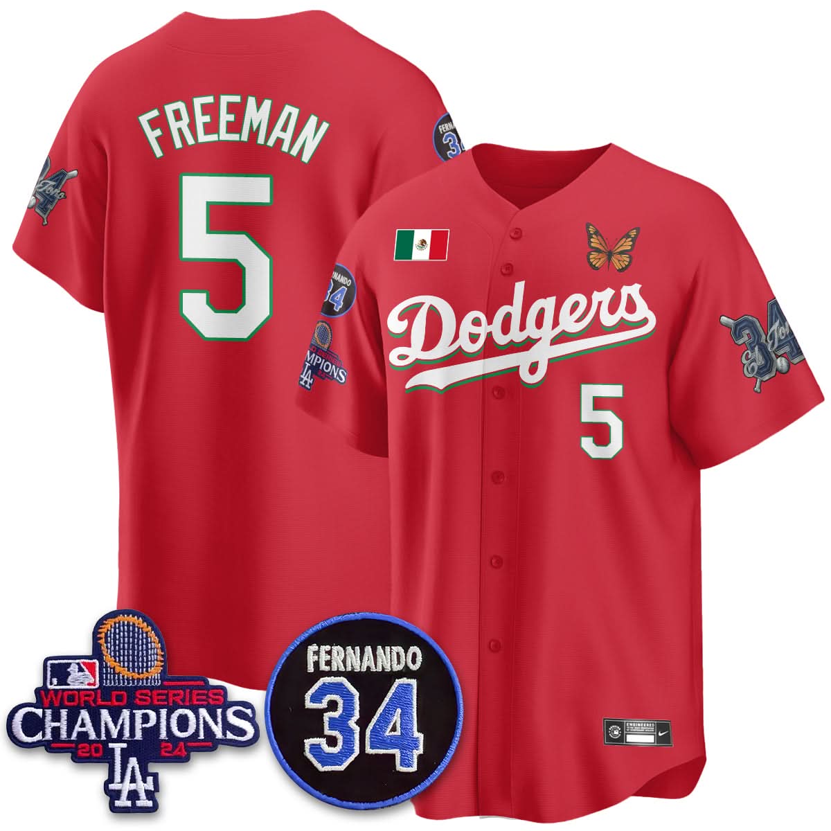LAD Mexican "For 34" Jersey - Stitched