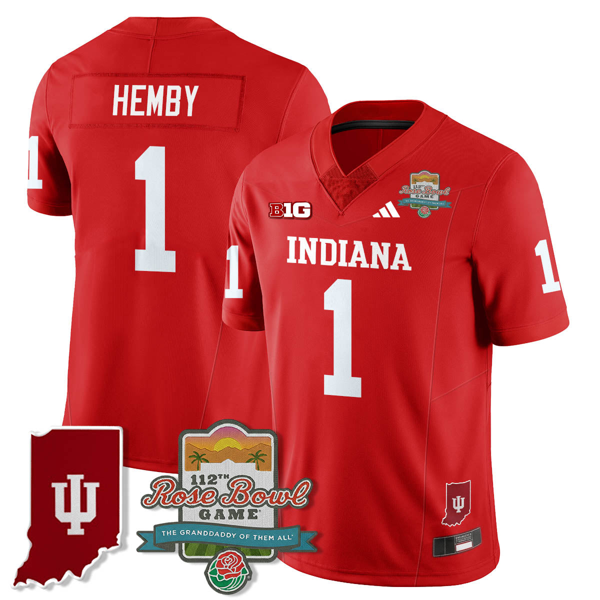 IND Vapor Limited Football Jersey - Rose Bowl 112th