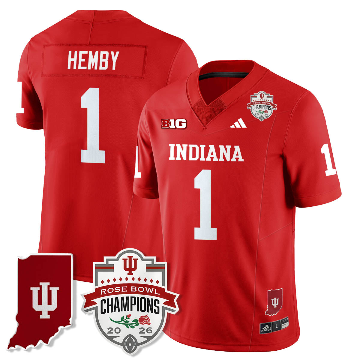 IND Vapor Limited Football Jersey - Rose Bowl Champions