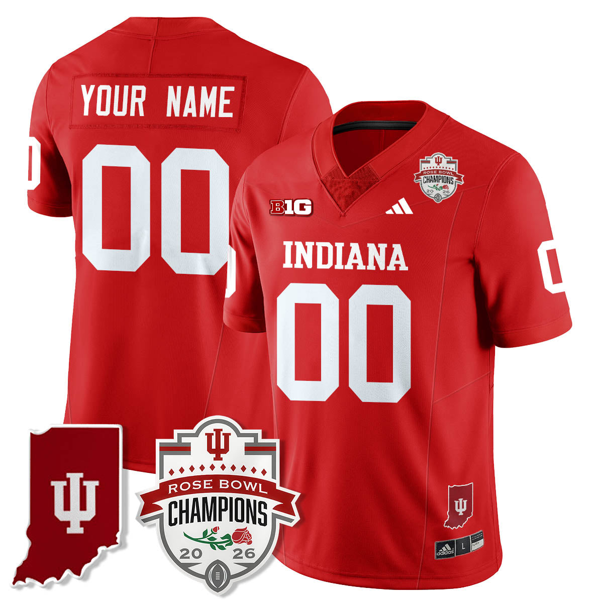 IND Vapor Limited Football Jersey - Rose Bowl Champions
