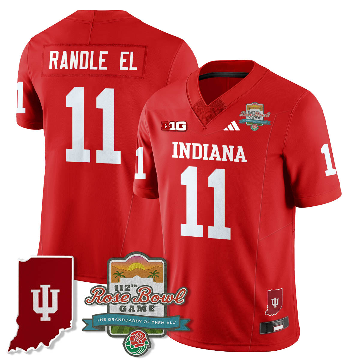 IND Vapor Limited Football Jersey - Rose Bowl 112th