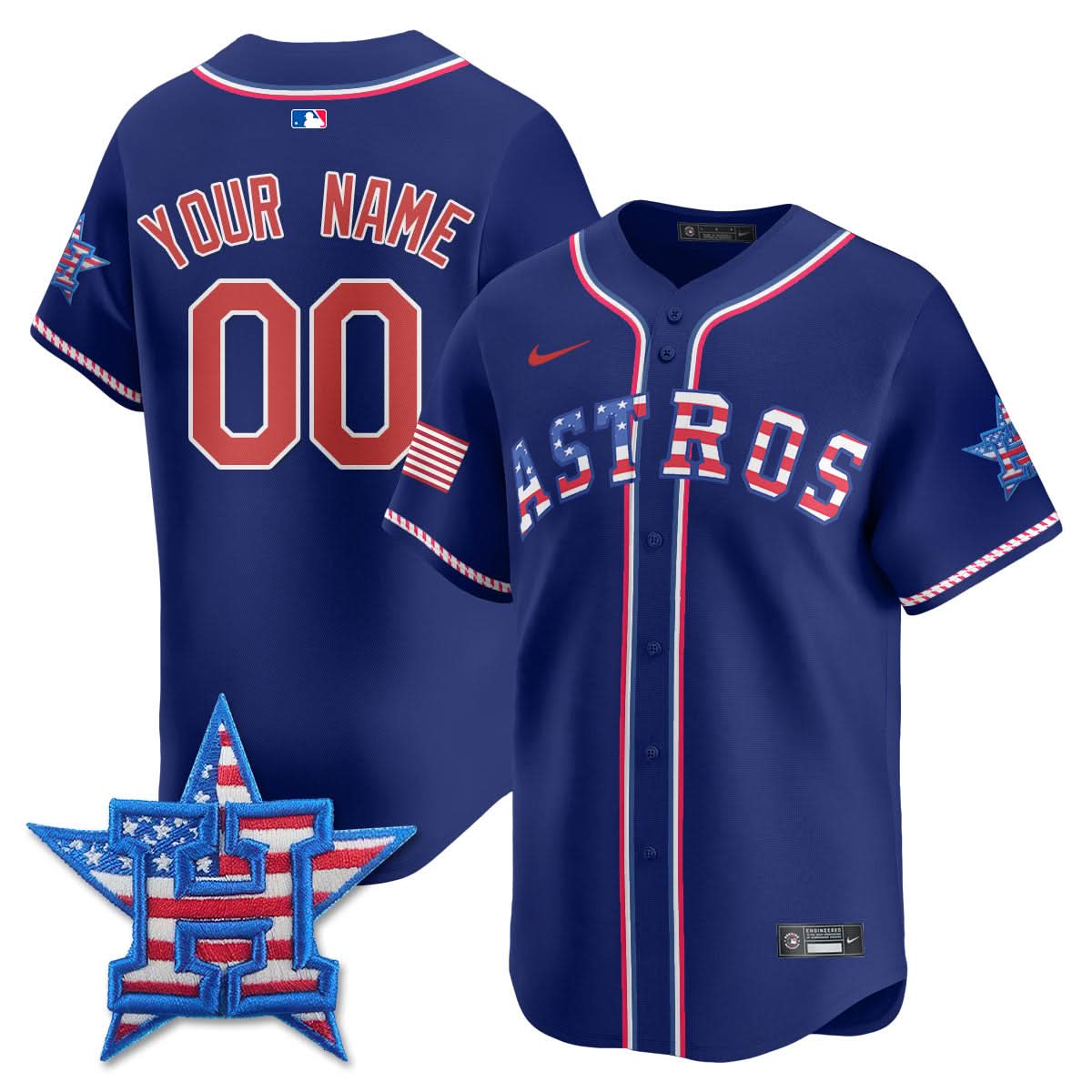 HA 2025 Fourth of July Custom Jersey - Stitched