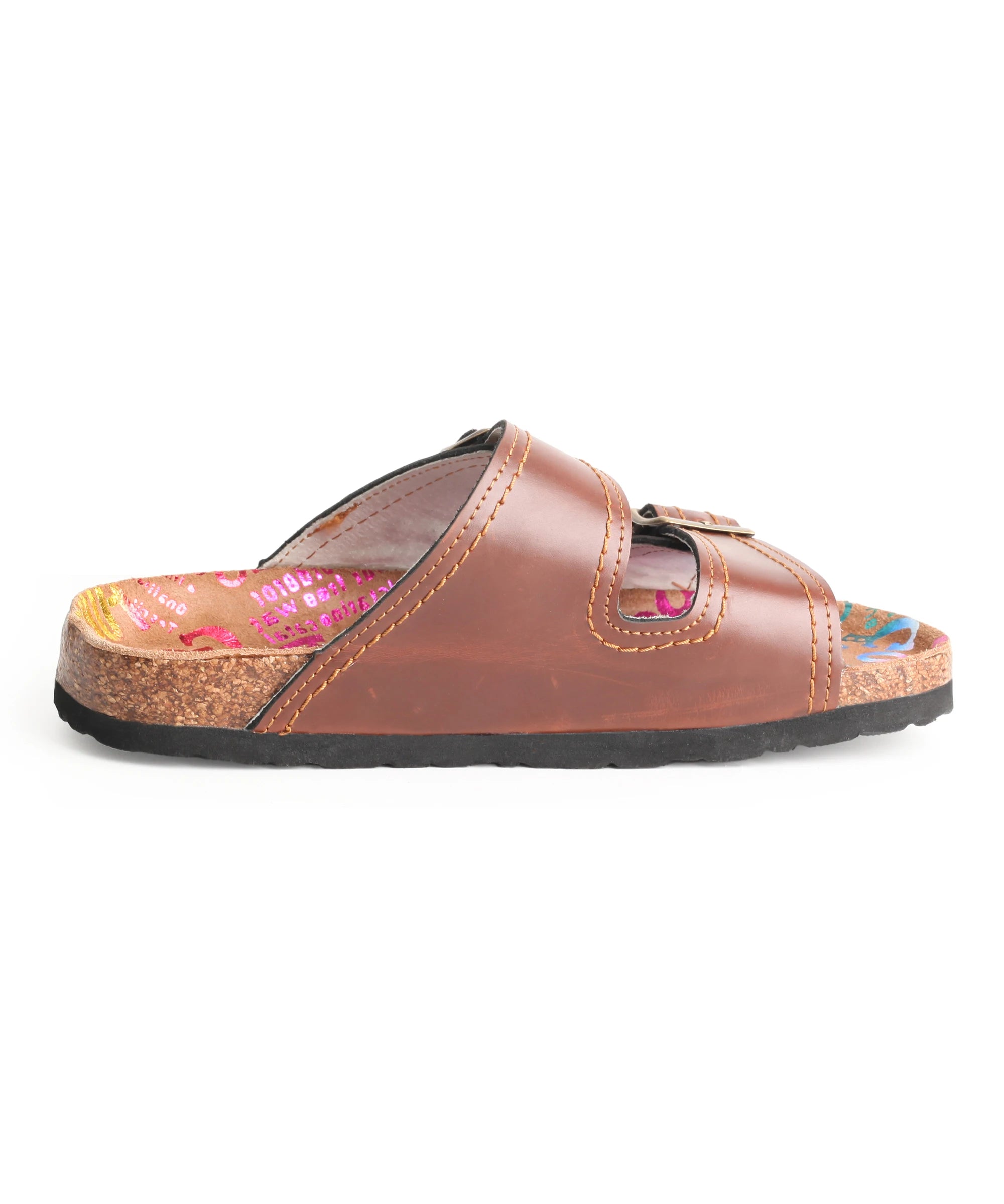 TMA EYES Summer 2023 New Unisex Casual Solid Leather Women's Sandals and Slippers with Needle Buckle
