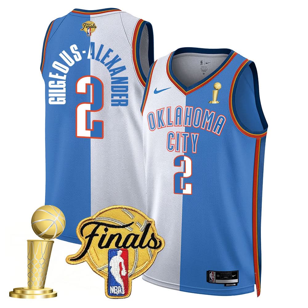 OKC 2024-25 Champions Jersey - Stitched