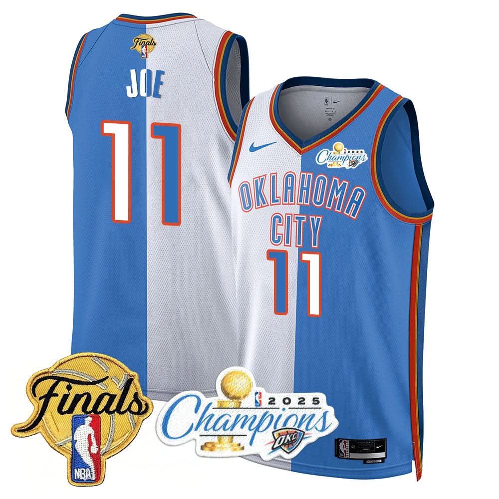 OKC 2025 Basketball  Champions Jersey - Stitched