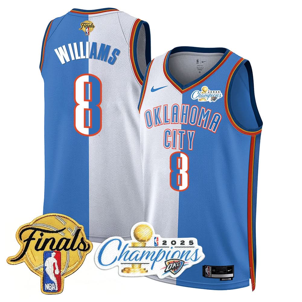 OKC 2025 Basketball  Champions Jersey - Stitched