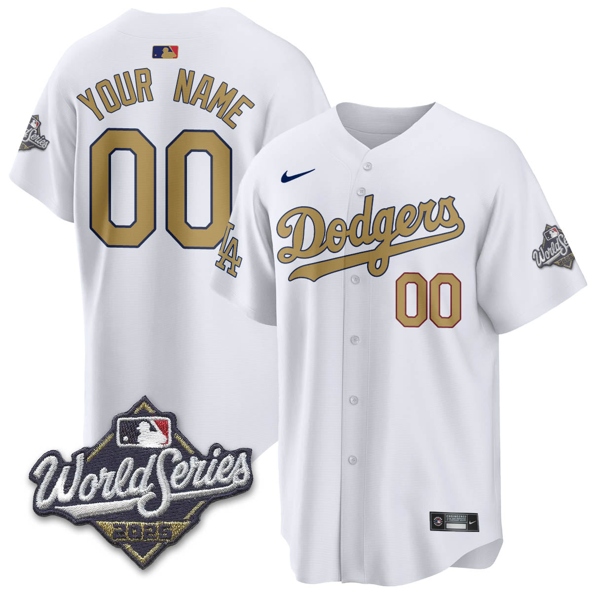 LAD 2025 World Series Custom Jersey - Stitched