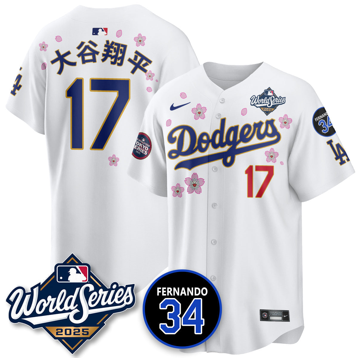 LAD Tokyo Series 2025 NL Champions Jersey - Stitched