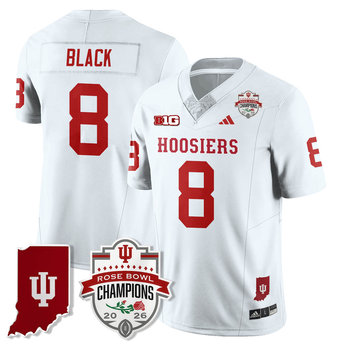 IND Vapor Limited Football Jersey - Rose Bowl Champions
