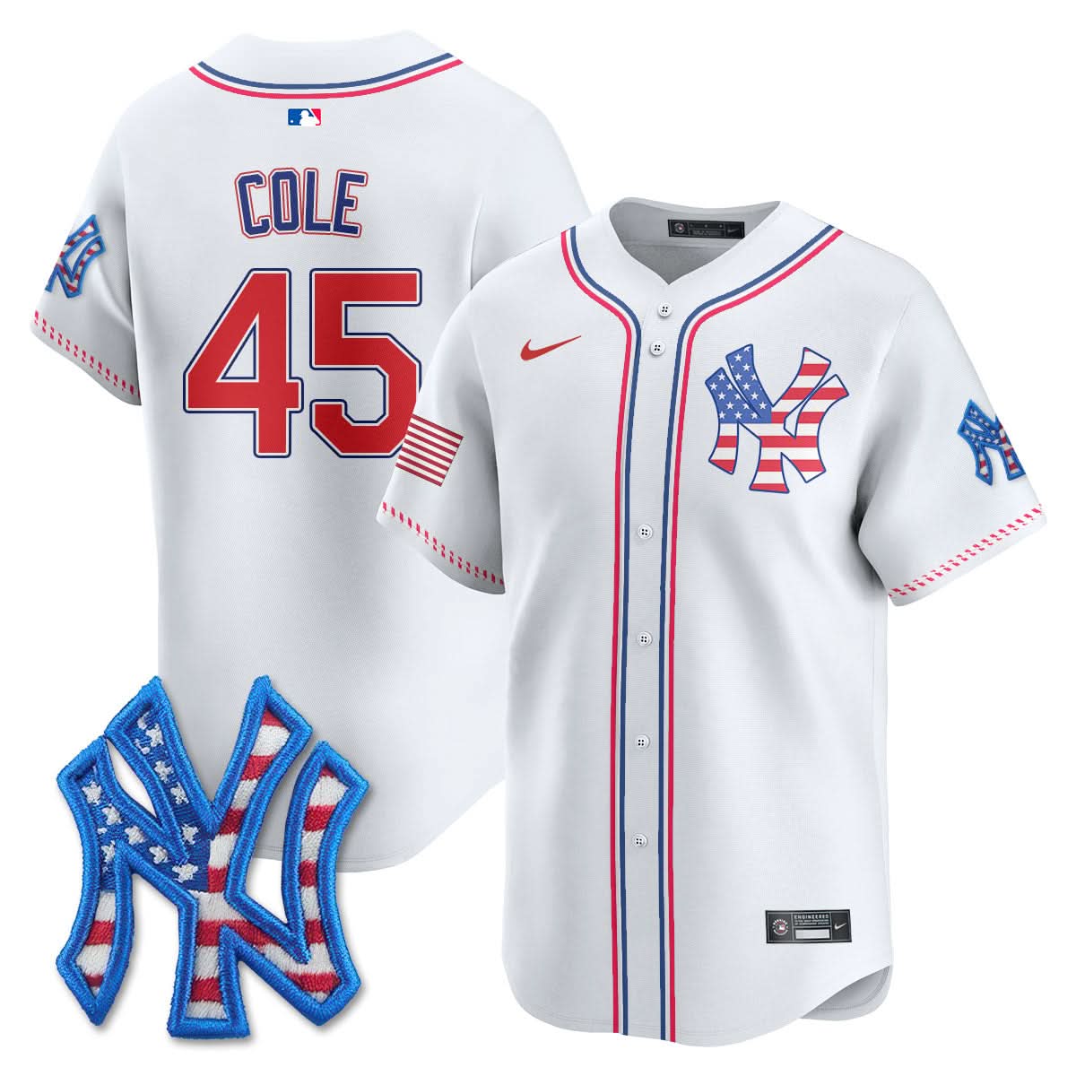 NYY 2025 Fourth of July Jersey - Stitched
