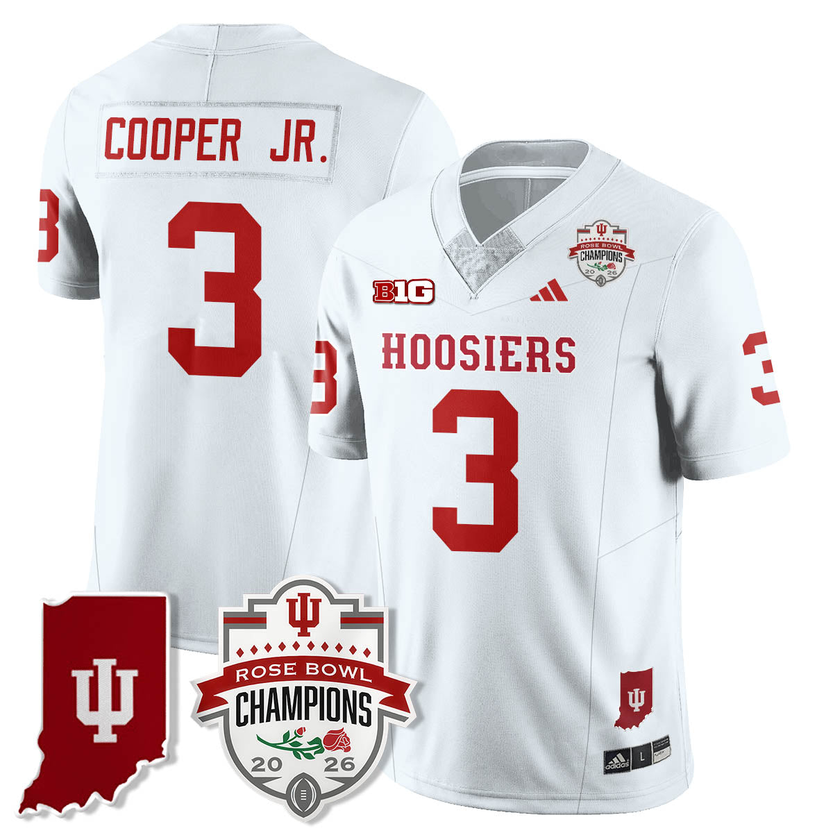 IND Vapor Limited Football Jersey - Rose Bowl Champions