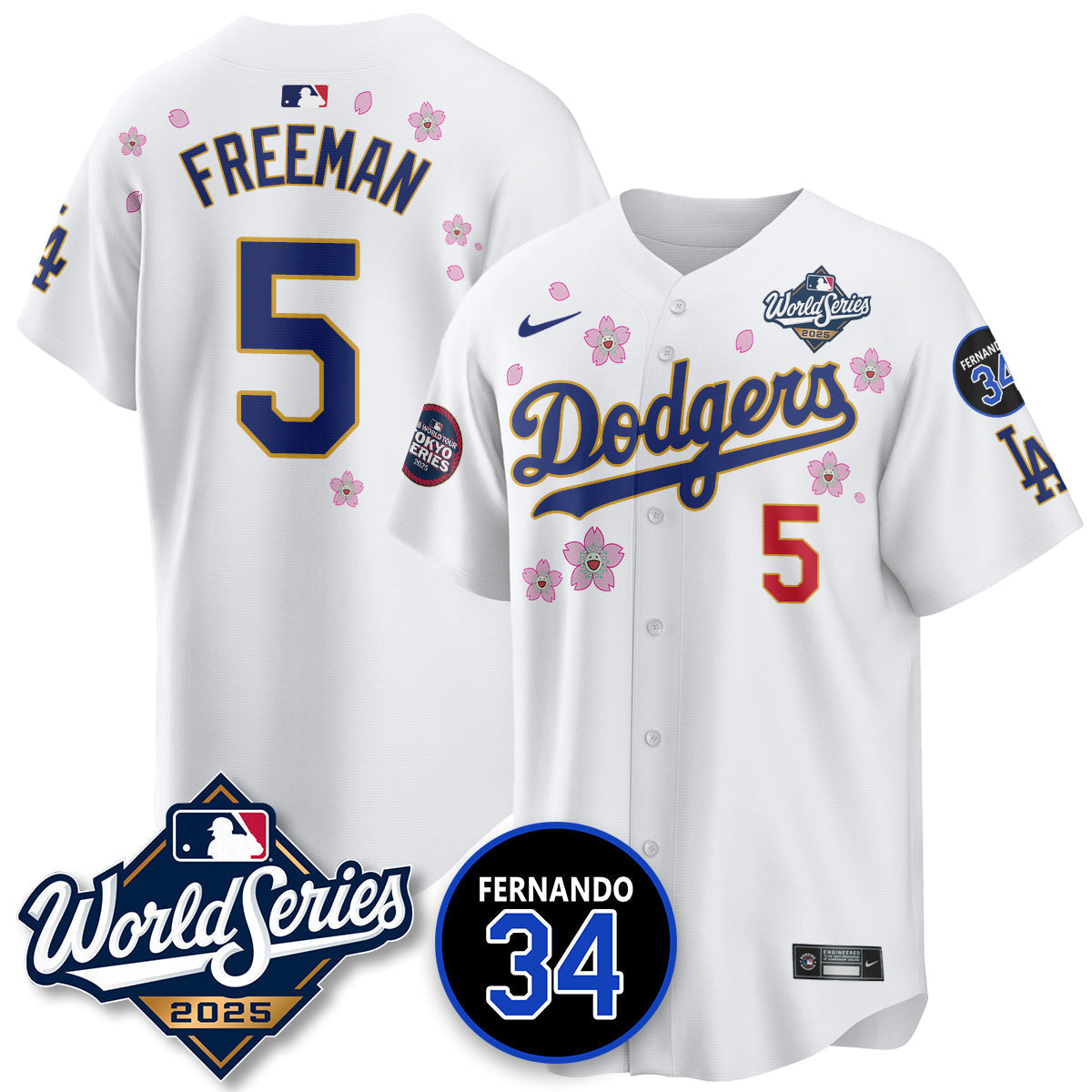 LAD Tokyo Series 2025 NL Champions Jersey - Stitched