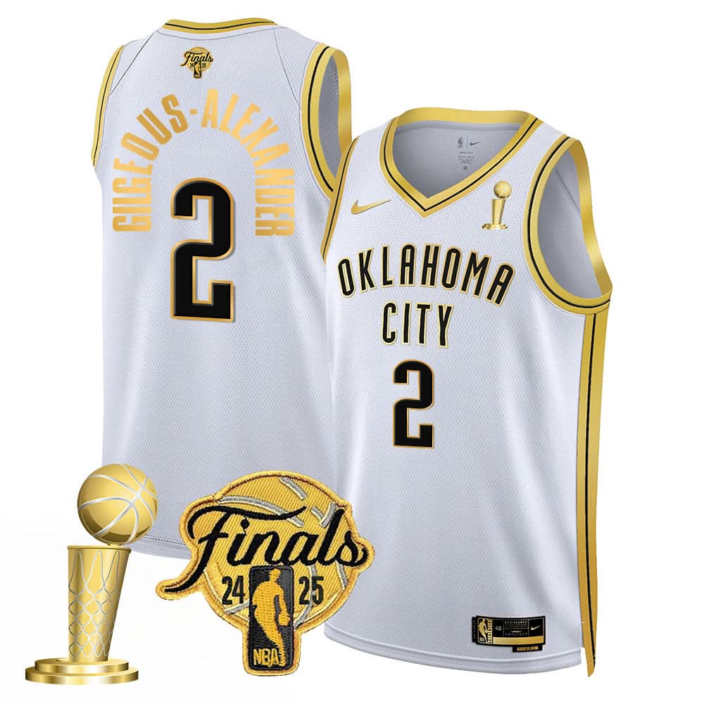 OKC 2024-25 Champions Jersey - Stitched