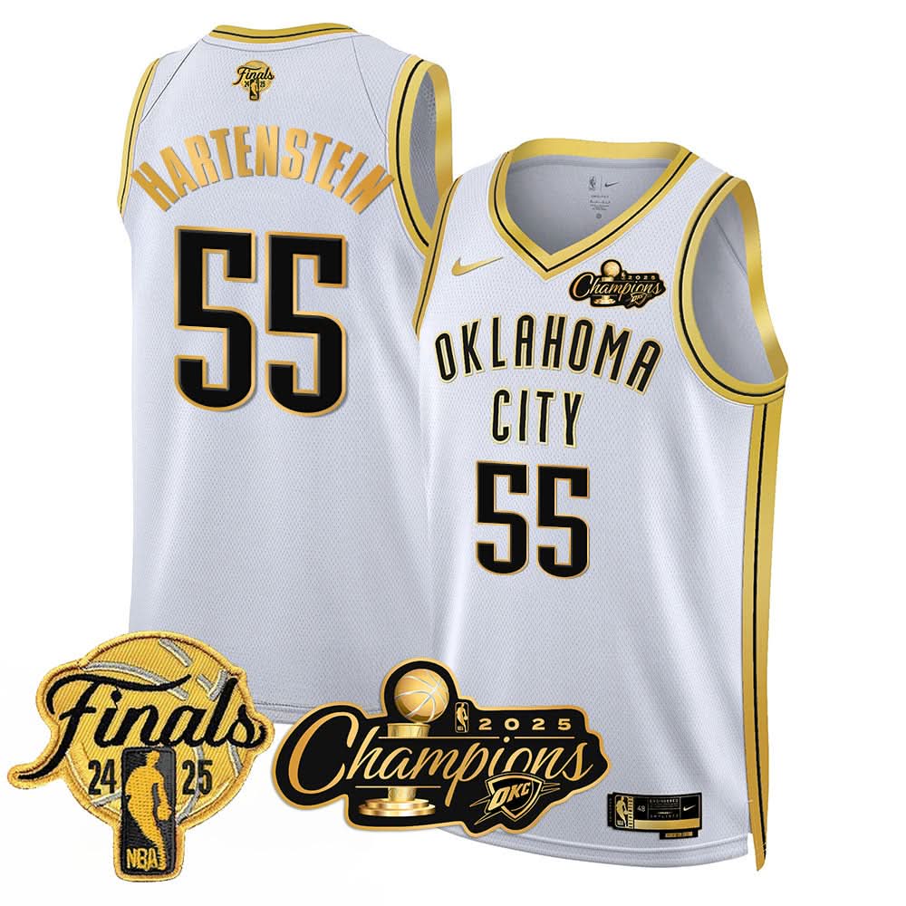 OKC 2025 Basketball  Champions Jersey - Stitched