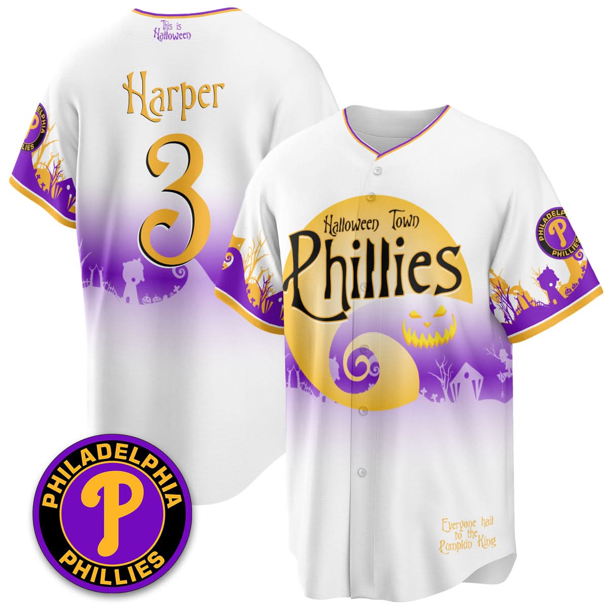 PP "Halloween Town" Limited Jersey - Stitched