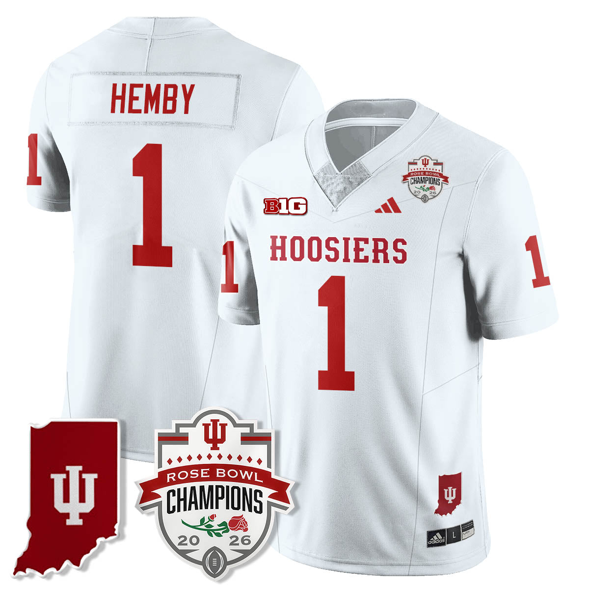 IND Vapor Limited Football Jersey - Rose Bowl Champions