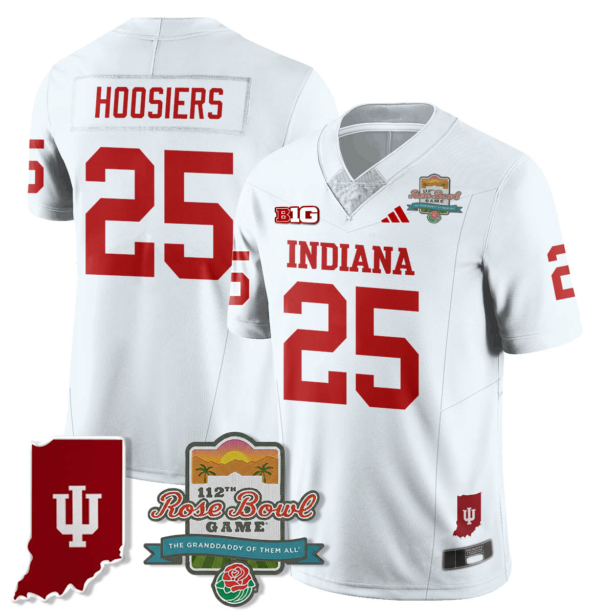 IND Vapor Limited Football Jersey - Rose Bowl 112th
