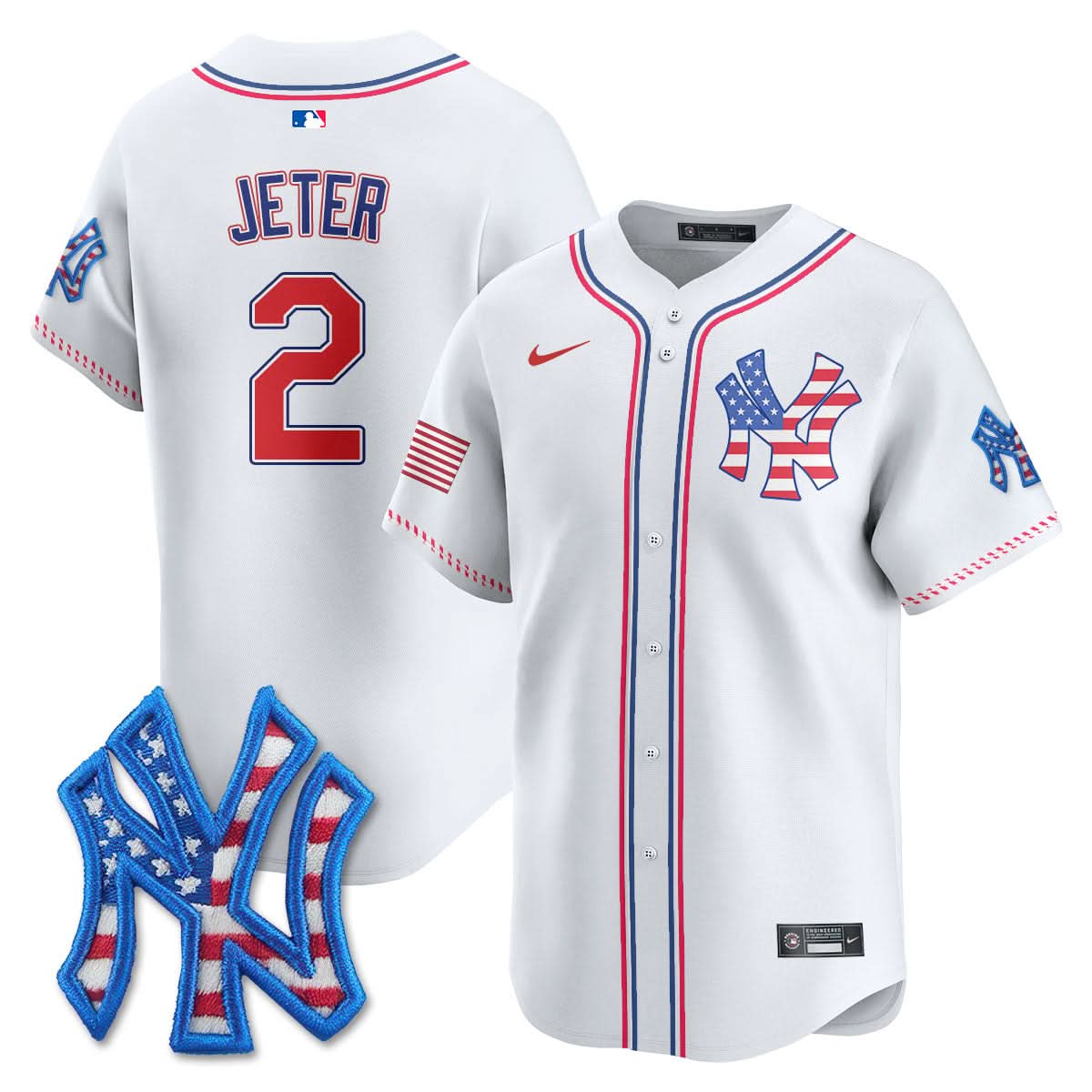 NYY 2025 Fourth of July Jersey - Stitched