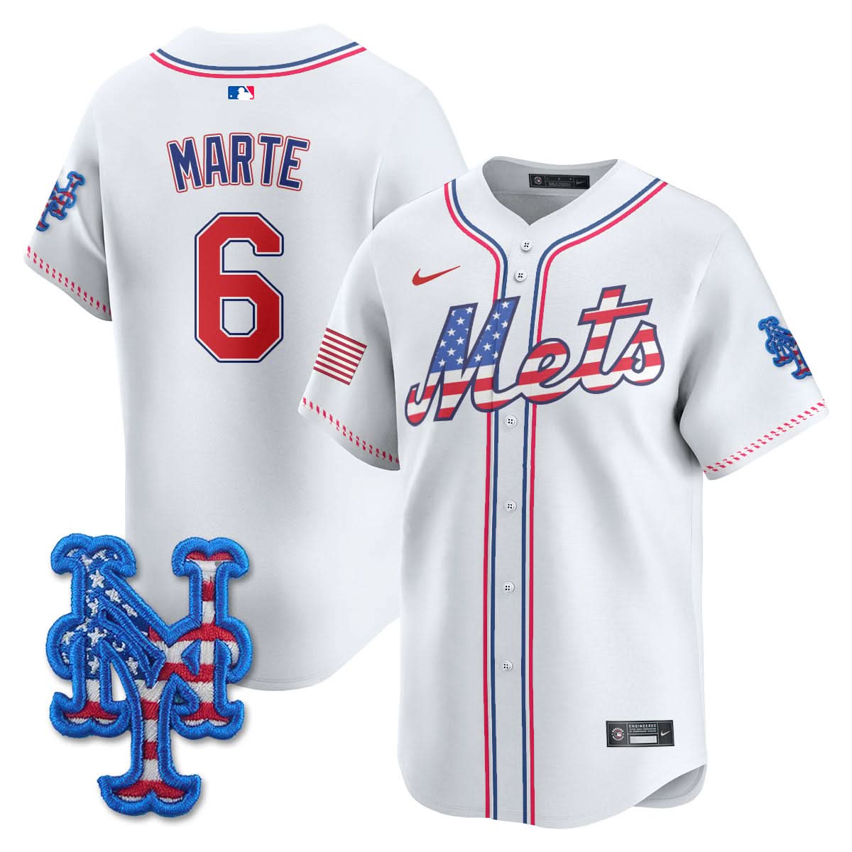 NYM 2025 Fourth of July Jersey - Stitched