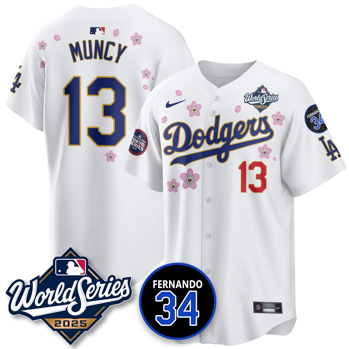 LAD Tokyo Series 2025 NL Champions Jersey - Stitched