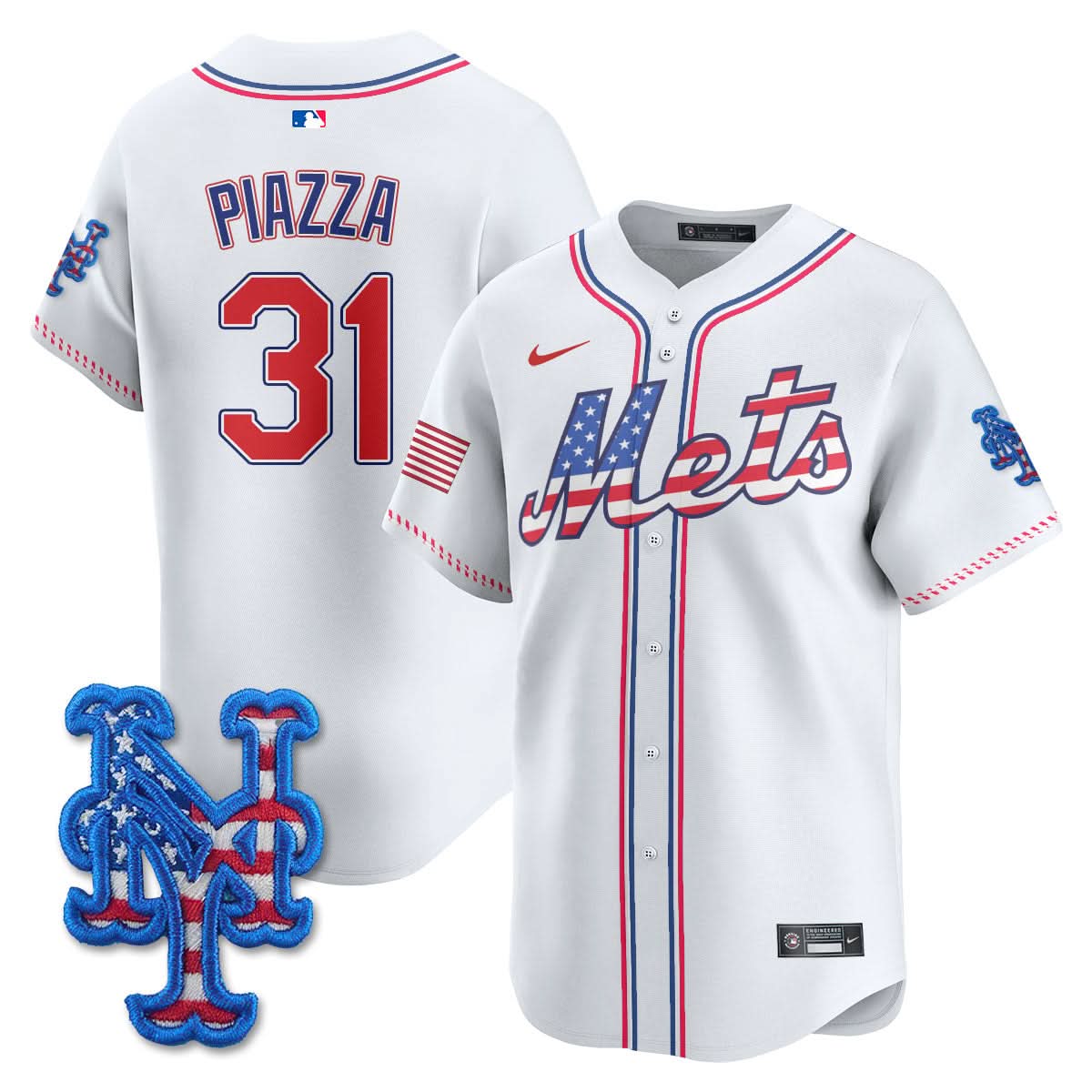 NYM 2025 Fourth of July Jersey - Stitched