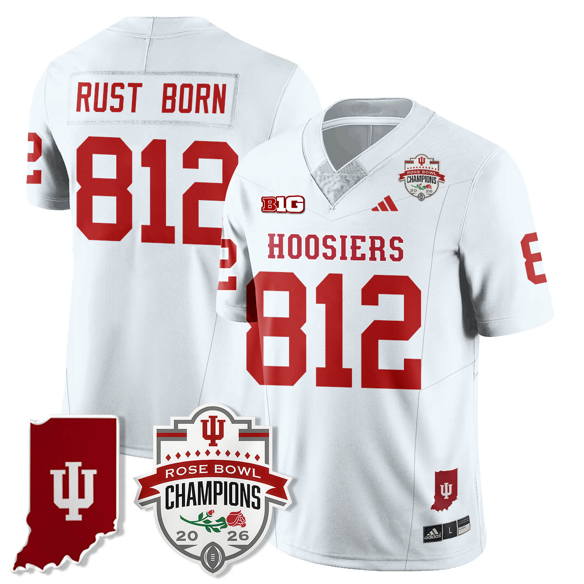 IND Vapor Limited Football Jersey - Rose Bowl Champions