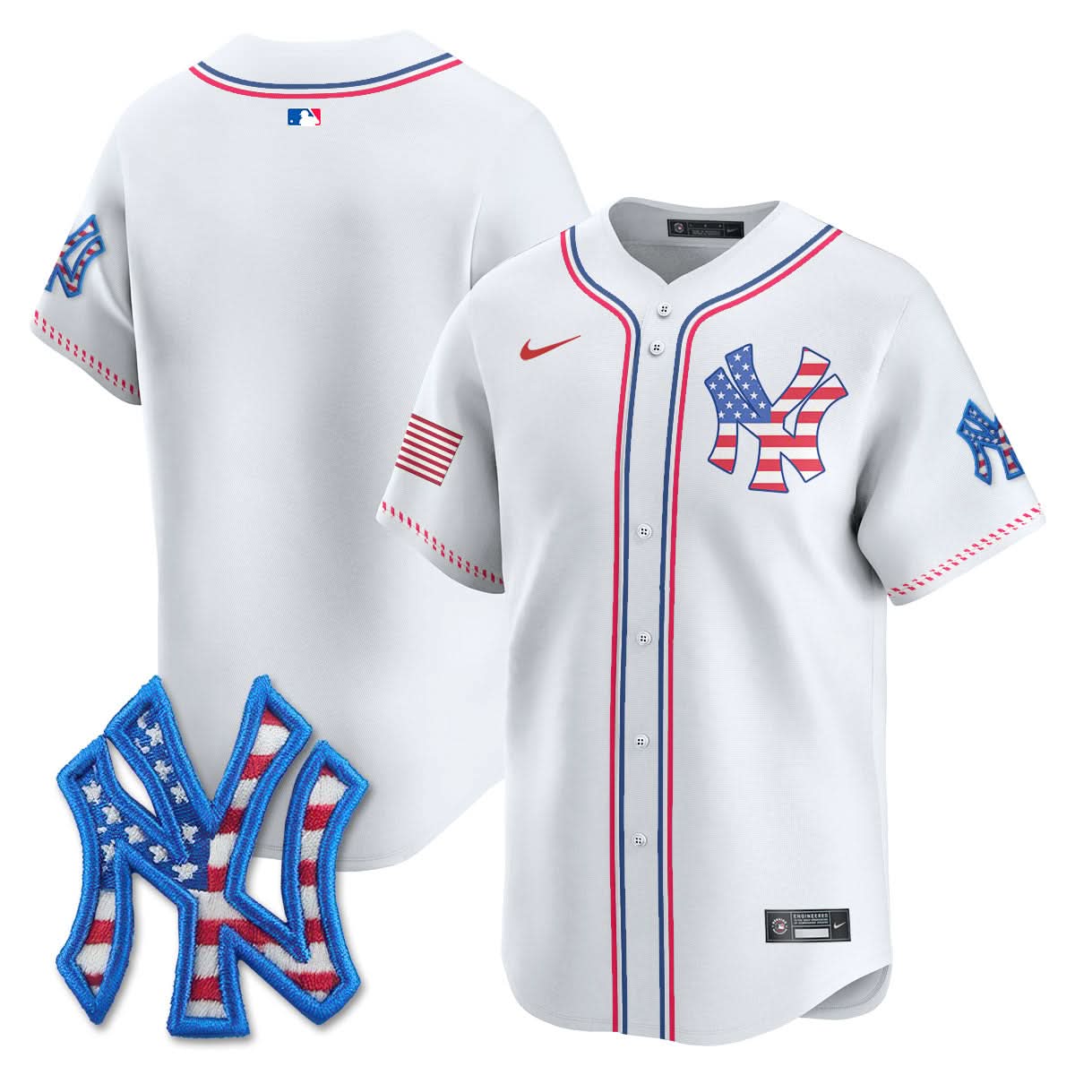 NYY 2025 Fourth of July Jersey - Stitched