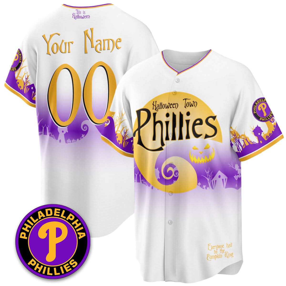 PP "Halloween Town" Limited Custom Jersey - Stitched