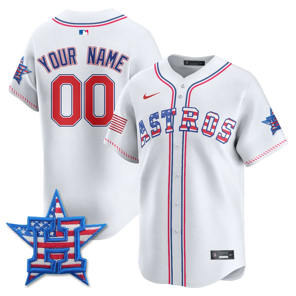 HA 2025 Fourth of July Custom Jersey - Stitched