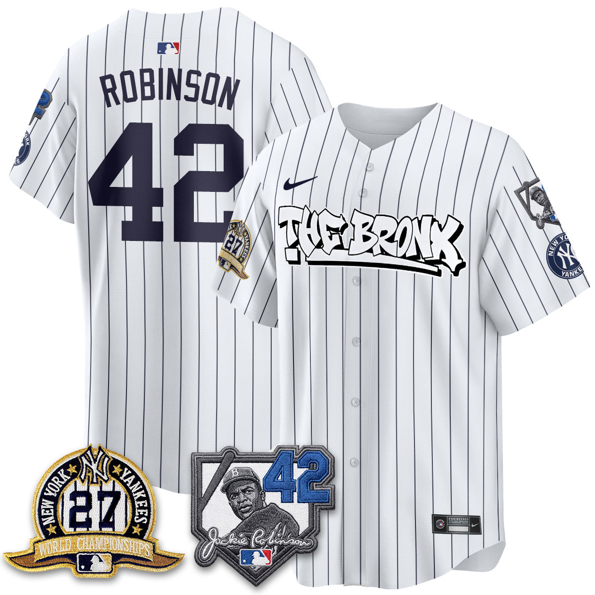 NYY The Bronx 2026 Jackie Robinson Day Vapor Limited Jersey - Stitched